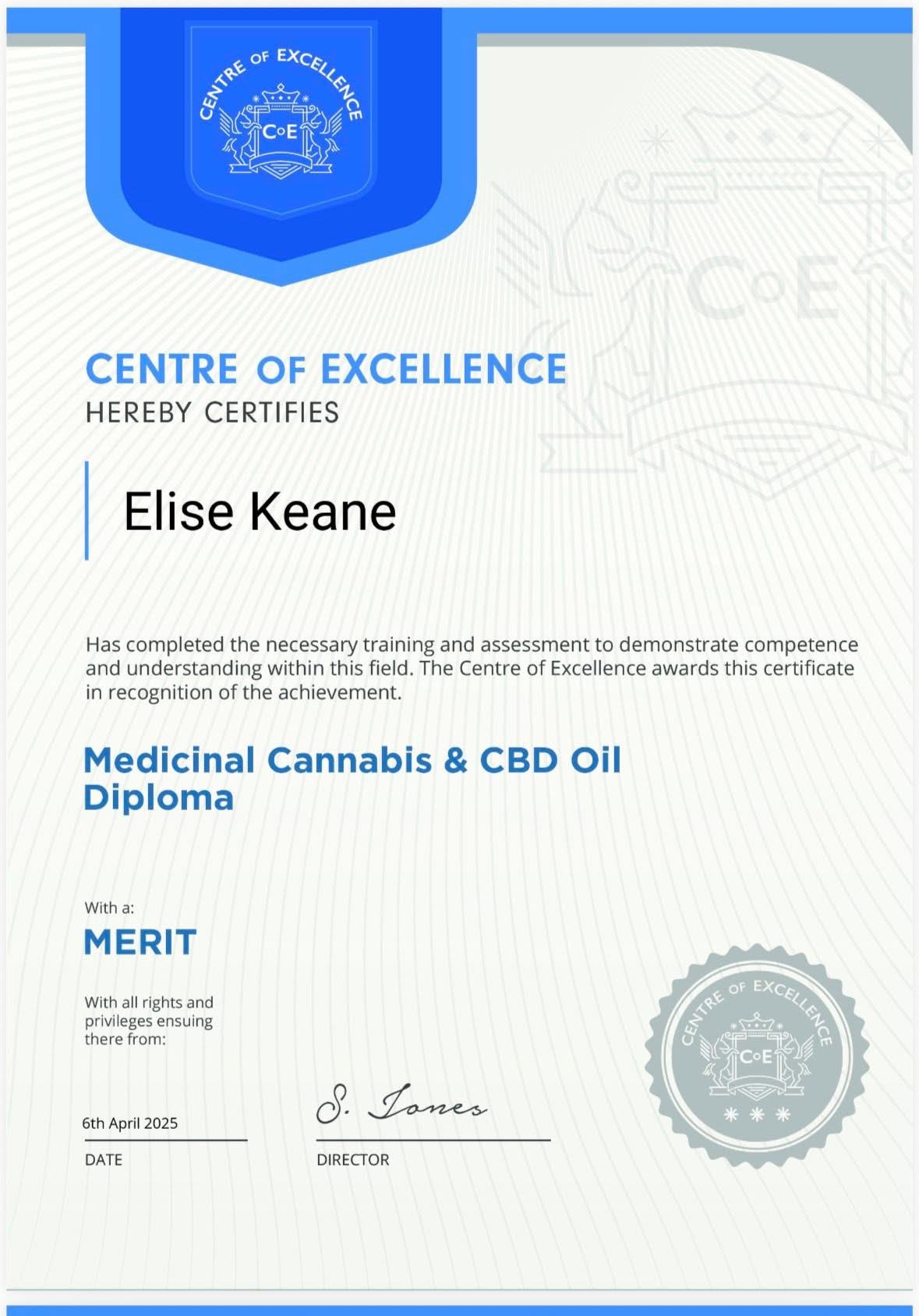 Medicinal Cannabis & CBD Oil Diploma – Centre of Excellence