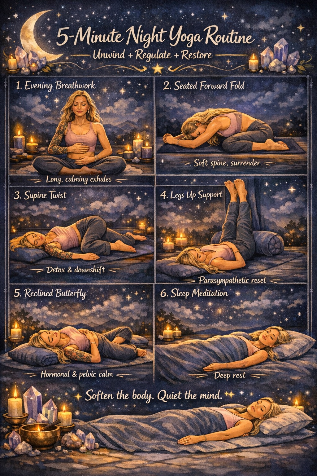 5-Minute Night Yoga Routine